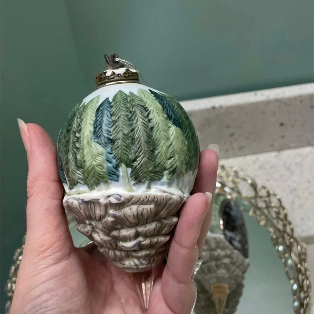 Bradford exchange handpainted porcelain collectors ornaments